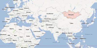 नक्शा मंगोलिया के नक्शे एशिया